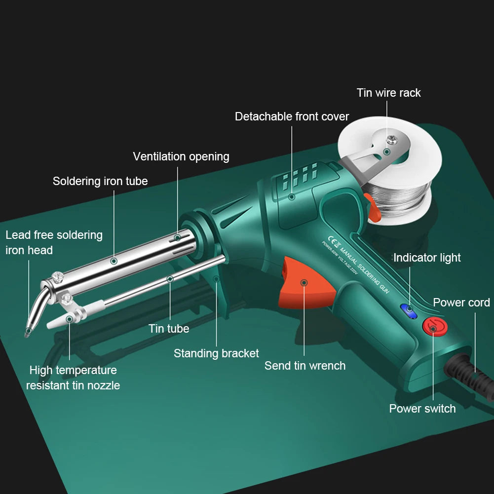Pistola de hierro de soldadura eléctrica