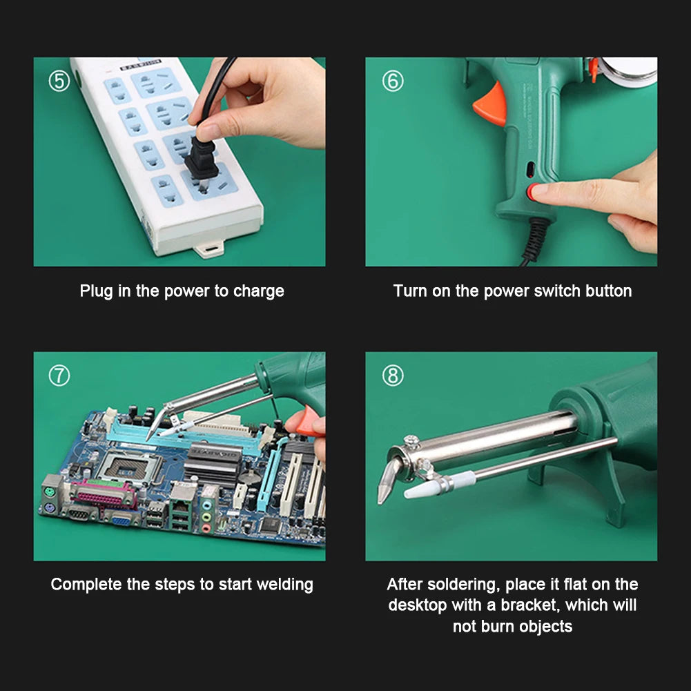 Pistola de hierro de soldadura eléctrica